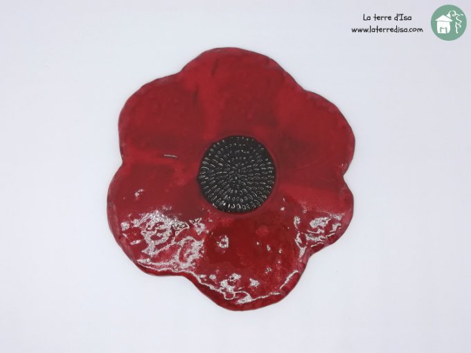 Dessous de plat coquelicot