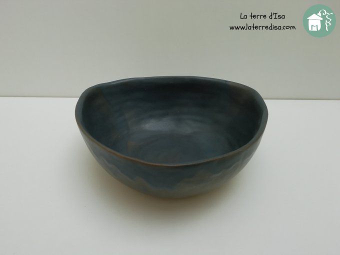 Saladier triangulaire ardoise